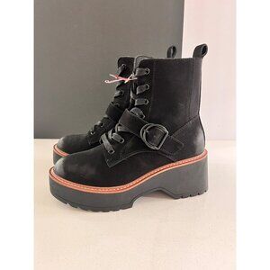 NEW BLONDO Goner black Nubuck Waterproof BOOTS SIZE 7